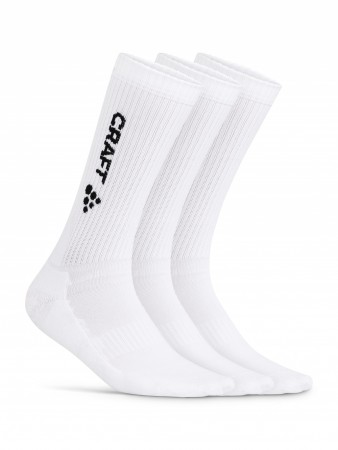 Ability Indoor 3-Pack Sock (White)