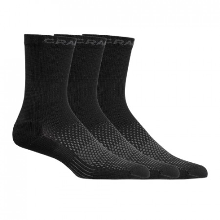 Craft Active High Sock 3-Pack (Black)