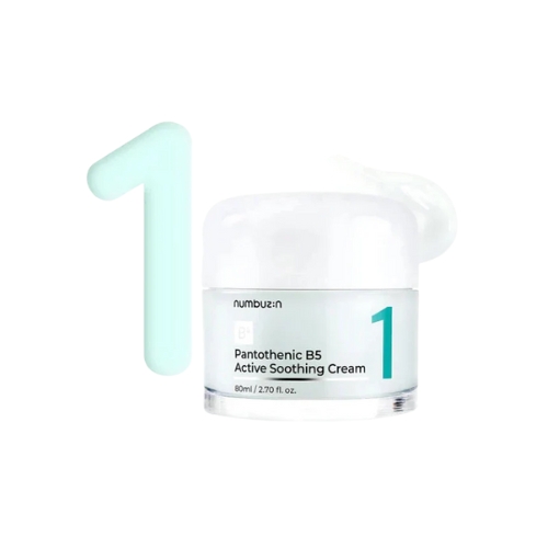 Numbuzin No.1 Pantothenic B5 Active Soothing Cream 80ml | Koreansk