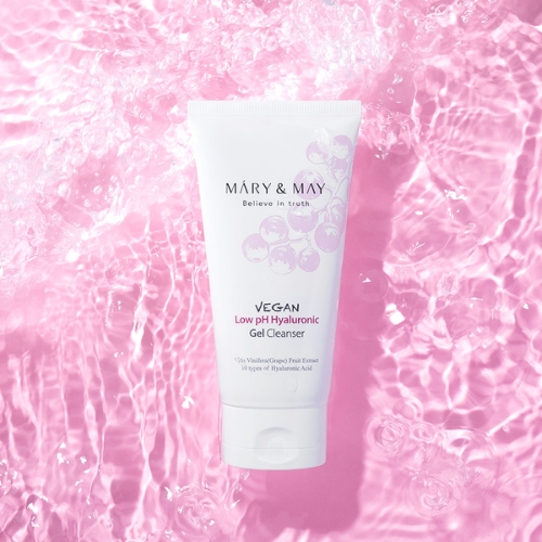 Mary&May Vegan Low pH Hyaluronic Gel To Foam Cleanser 150ml