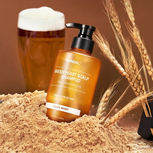 KUNDAL Beer Yeast Scalp Shampoo Herb Mint 500ml