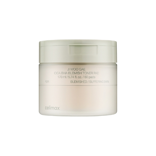 Celimax Ji Woo Gae Cica BHA Blemish Toner Pad