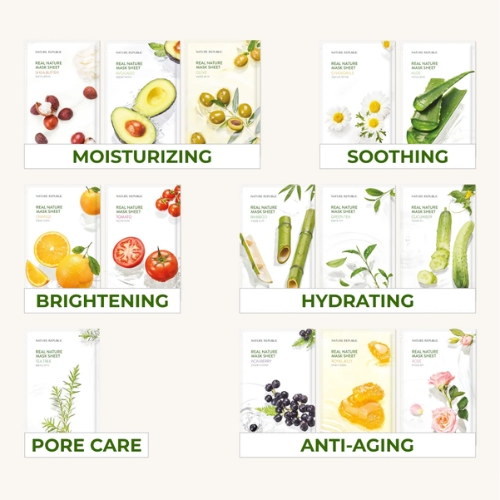Nature Republic Real Nature Sheet Mask 23ml