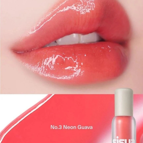 Unleashia Sisua Popcorn Syrup Lip Plumper No.3 Neon Guava