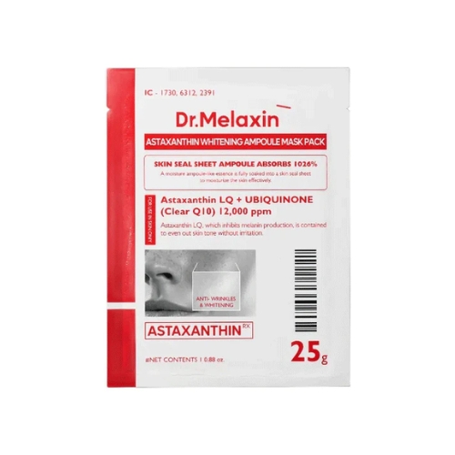 Dr.Melaxin Astaxanthin Whitening Ampoule Mask 1stk