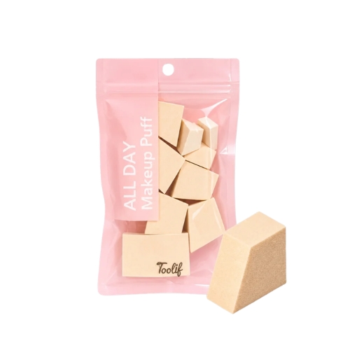 toolif All Day Full Cover Wedge Puff 10P