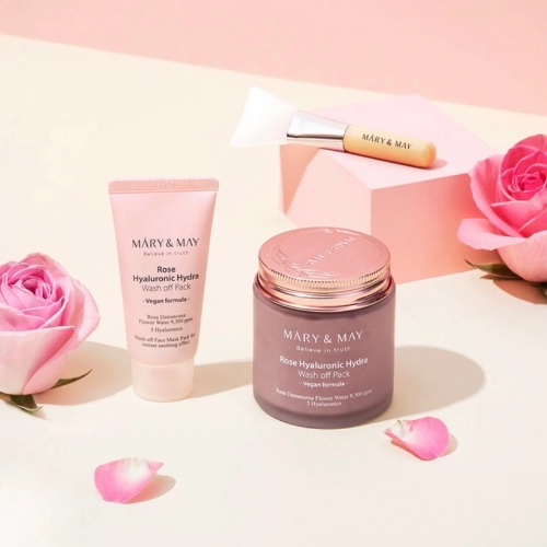 Mary & May Vegan Rose Hyaluronic Mask Special Set