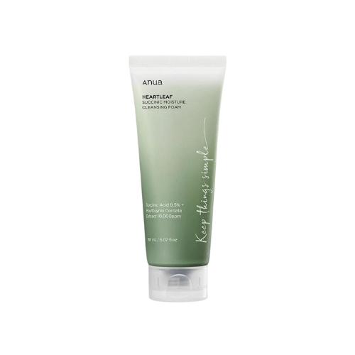 Anua Heartleaf Succinic Moisture Cleansing Foam 150ml