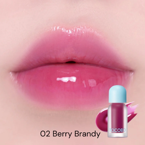 Tocobo Juicy Berry Plumping Lip Oil Glam Max 02 Berry Brandy