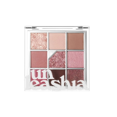 Unleashia Glitterpedia Eye Palette No.5 All Of Dusty Rose