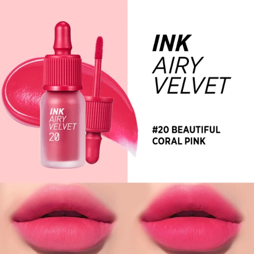 Peripera Ink Airy Velvet #20 Beautiful Coral Pink