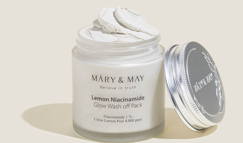Mary & May Lemon Niacinamide glow wash off pack